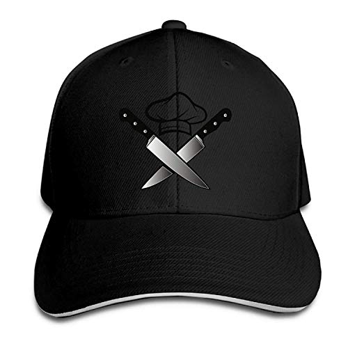 Reputation shop Chef Hat Knives Cotton Adjustable Peaked Baseball Cap Adult Sandwich Hat