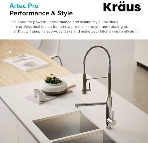 Revamp Your Kitchen with KRAUS Artec Faucet!