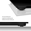 SHREE HANS CREATION Electronic Thick Tempered Glass LCD Display Digital Personal Bathroom Health Weighing Scales for Human Body, Weight Machine (Strips Black, 012) gallery image