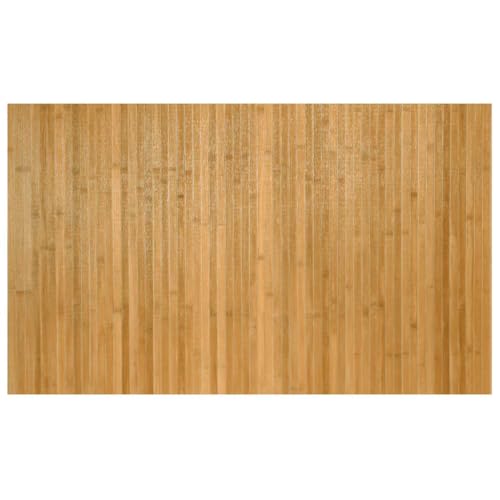 vidaXL Tapis rectangulaire Naturel 60x100 cm Bambou, Tapis de Salon, Tapis rectangulaire, Tapis Moderne, Tapis de Chambre à Coucher, Tapis en Bambou
