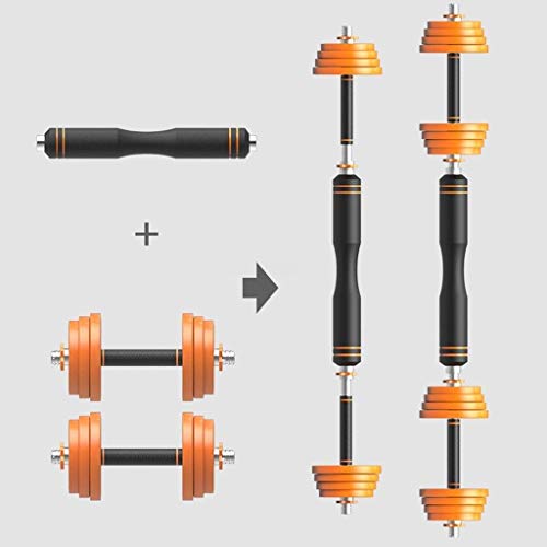 Halter Dumbbells Barbell Lifting 20KG Een paar verstelbare dumbbell gewichtsset Home Gym Barbell Plates Spier Body… - Afbeelding 6