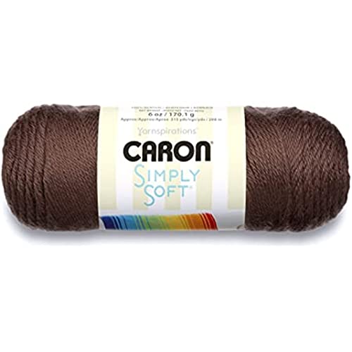 Caron Simply Soft Acrylic Aran Knitting Wool Yarn 170g -9783 Taupe