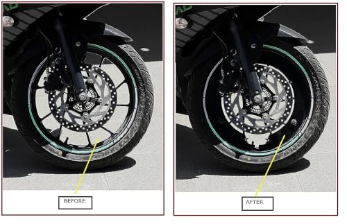 Image of Vagary Bike Wheel Cover for 17 inch Wheel for TVS Raider 125 (Black)