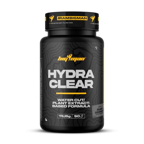 BigMan | BigMan | HYDRA CLEAR 90 Cáp. | Diurético Natural | Máxima Eliminación de Líquidos | Ayuda a Perder Peso | A Base de Extractos de Plantas