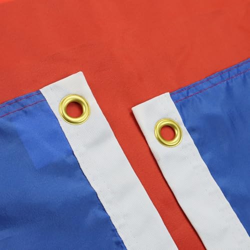Image of AZ FLAG - France Flag - 2x3 Ft - 100D Polyester French Banner with Two Metal Grommets - Fade Resistant - Vivid Colors - 2' x 3' Feet - 90x60 Cm