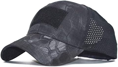QOHNK Special Force Camo Mesh Cap Airsoft Hat para Hombres Tactical Contractor Army Baseball Caps Hat