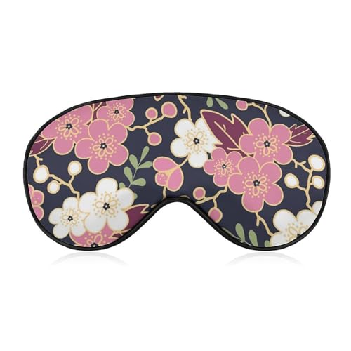 アイマスク 睡眠用 桜 和風 和柄 立体型 目隠し 強い あいますく 遮光デザインアイマスク 睡眠対策 遮光 通気性対策 遮光 通気性 快眠 安眠マスク 圧迫感なし 仮眠 瞑想 昼寝 学校 飛行機 出張 旅行用 昼休み 就寝前 プレゼント 軽量 サイズ調整