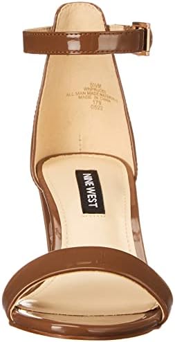 Nine West Women's Pruce Heeled Sandal, New Maple, 10 | Image 1