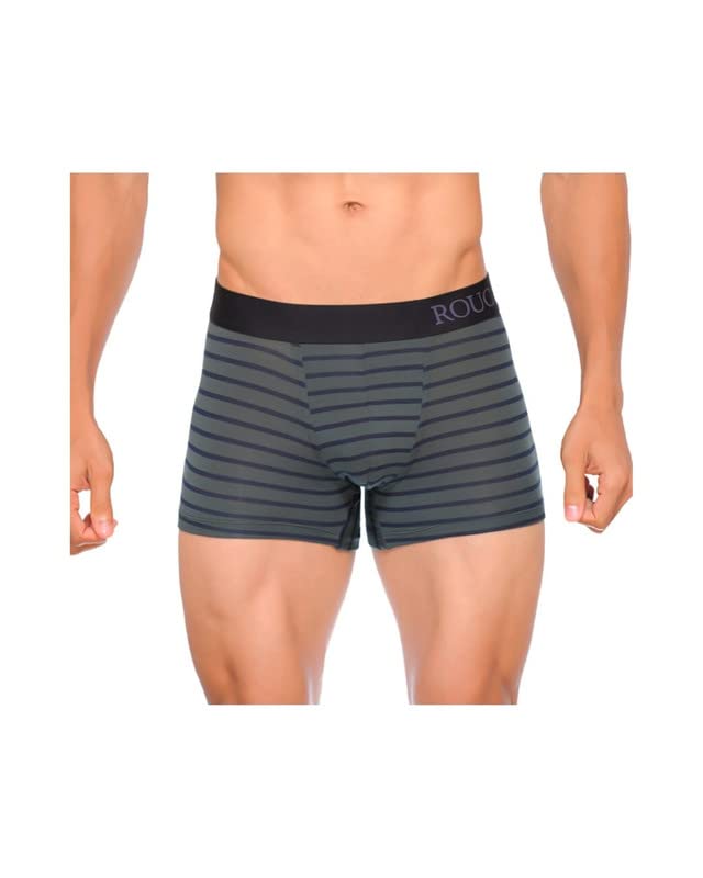Image of ROUC Men Underwear - PROFLO Prints Trunks, Micro Modal, Ultra Comfort Underwear with Microfiber Waistband (Pack of 2)