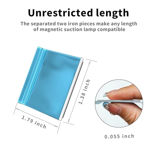 Generic LMS02-2 Under Cabinet Lights Magnetic Stickys 4Pcs - Replacement Magnetic Strips With Adhesive Backing thumb #4