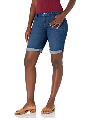Vintage America Blues Women's Vintage Movable Roll Cuff Bermuda Short, Janis, 8 Regular