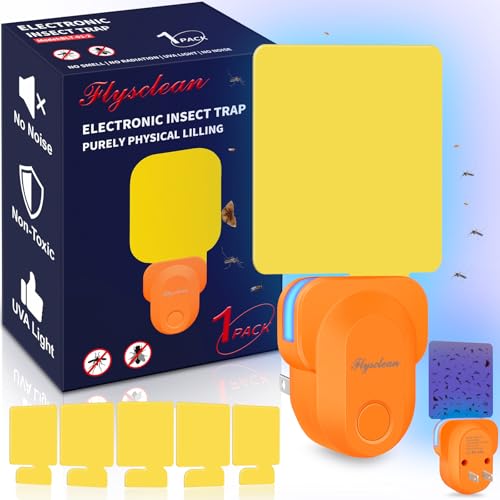 Matamoscas y mosquitos seguro y no tóxico con luz UV para proteger el dormitorio 2