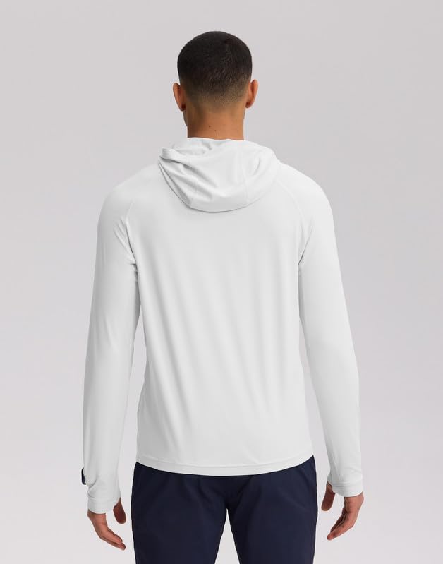 Pioneer Camp UV Shirt Herren Langarm Atmungsaktiv Kapuzenpullover Leicht UPF50+ Sun Hoodie mit Loch Beobachten und Daumenloch Schnelltrocknend Sonnenschutz Funktionsshirt für Angeln Outdoor