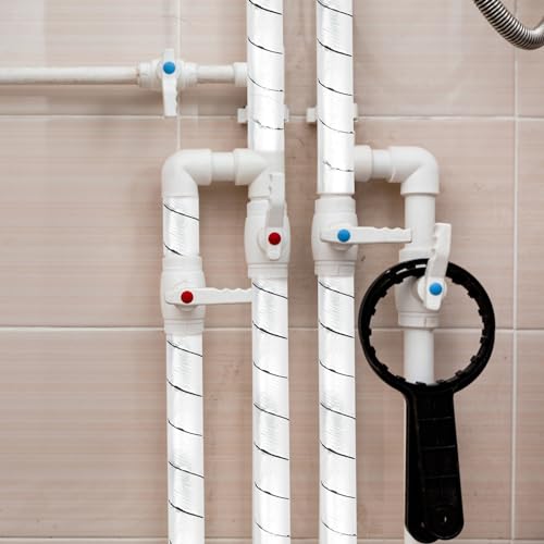 Nivofu Isolierung Kanal, Isolierung zum Wickeln, Rohrisolierung zum Wickeln, Isolierung Heizungsrohre Wickeln, Rohrumwicklung, Rohrisolierungsfolie, Isolierband mit Schaumstoff für Rohrschutz