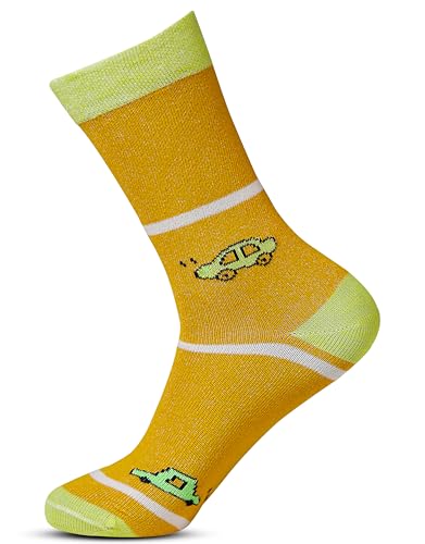 Image of RC. ROYAL CLASS Boys & Girls Calf Length Premium Soft Cotton Multicolored Socks For Kids (Pack of 5 Pairs)