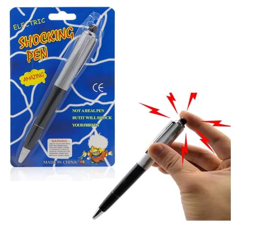 SHAMSI ARTS Plastic Shocking Pen Electric Shock Toy Gift Joke Prank Trick Fun Wonderful Prank Safe Pen (Black) Set of 2 ps (B0CTYB7D8L) Amazon Price History, Amazon Price Tracker