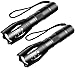 Flashlights, SONATA LED Tactical Flashlight (2 PACK), Handheld Light with High Lumens, Zoomable, 5 Modes, Water Resistant, for Camping, Outdoor, Emergency, Everyday Flashlights