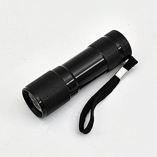 TTCPUYSA 9 LED 670nM Red Beam Light Flashlight Against Deteriorating Eyesight Red Torch