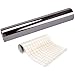 ORACAL 351 Silver Reflective Chrome Vinyl 12" x 6ft Roll for Cricut, Cameo and Silhouette Including 12" x 24" Transfer Paper Roll (12" x 6ft 1-Roll Pack w/Transfer Paper)