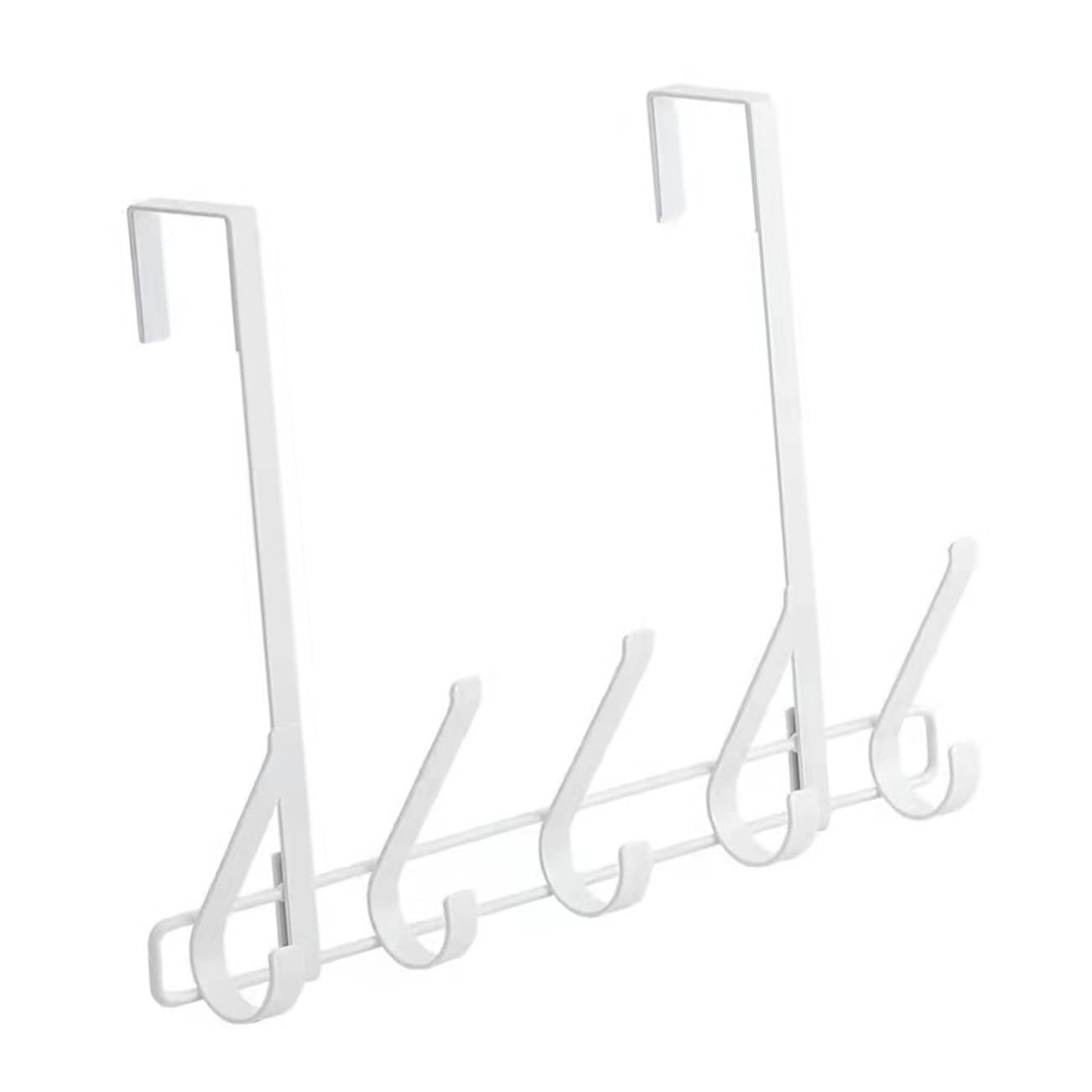 VILLFUL 1pc Nail Door Hook Simple Style Door Hook Door Back Hat Hooks Door Towel Racks for Bathroom Farmhouse Coat Rack Door Back Sundries Storage Hanger Door Hooks Carbon Steel White