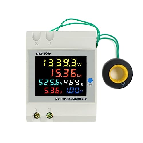 Voltmètre numérique AC 40-300V MOBYAT D52-2066 avec CT externe
