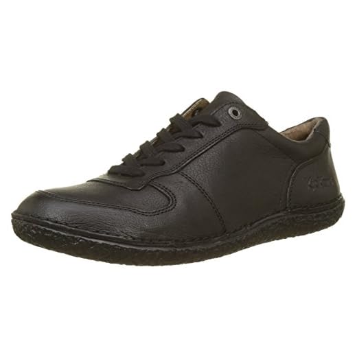 Kickers Home, Zapatos de Cordones Derby para Mujer, Negro (Noir 81), 36 EU