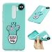Produktbild Mlorras Hülle für Xiaomi Redmi Note 8 Pro, Süß Cartoon Süßigkeiten Handyhülle Case, TPU Silikon Slim Case Schutzhülle Anti-Scratch Bumper Anti-Kratzer Smartphone Abdeckung Cover,Hellblauer Kaktus