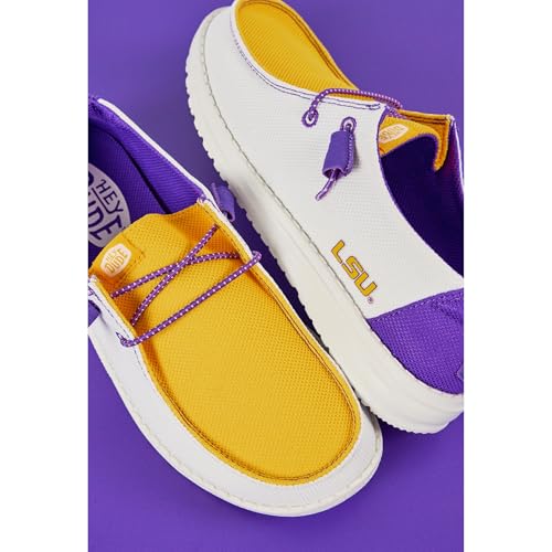 Image of HEYDUDE Women's Wendy NCAA | Women's Shoes | Women's Slip-on Loafers | Comfortable & Light-Weight
