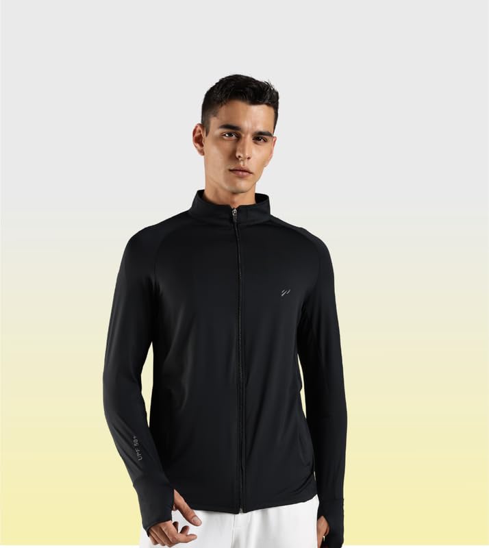Image of Sunscreen Jacket ICE Pro - UPF 50+ Cooling Jacket for Men & Women | Cool Rush Pro Tech, UV Protection, Breathable, Sweat-Wicking, Anti-Microbial, Lightweight Sun Hoodie for Outdoor Sports & Travel