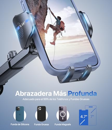 Miniatura 6 de Miracase Soporte Movil Coche 2026 Ventosa Potente Suporte Telemovel Carro En Salpicadero, Rotación 360 Ventosa Movil Compatibilidad Con Iphone Y Telefono De 4-7.2