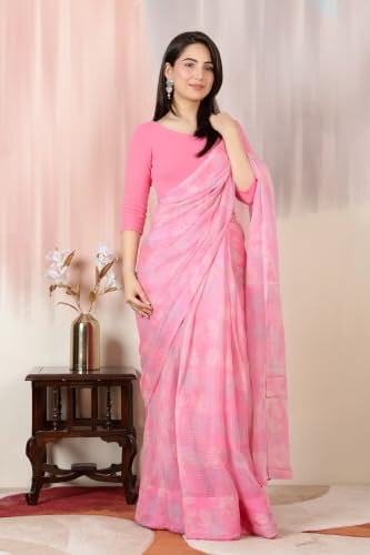 Image of Mlada V-Neck Stretchable Saree Blouse Top for Women | Slim Fit 3 /4th Sleeves Solid Cotton Blouses | Readymade Saree Blouses for Women Festive & Ethnic | Blouse Crop Top