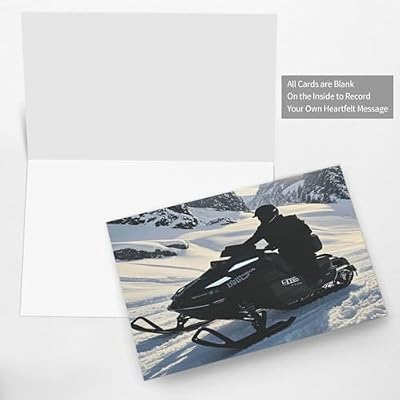 Greeting Cards Snowmobile Greetingcard With All Occasion Cards Invitation Holiday Card Anniversary Card
