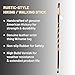 Hickory Hollow 40” Kids Walking Stick – Amish Picked & Handcrafted Hickory Wood Hiking Staff – Made in USA – Leather Strap & Non-Slip Tip – Durable & Lightweight for Young Hikers (Twistik Design)