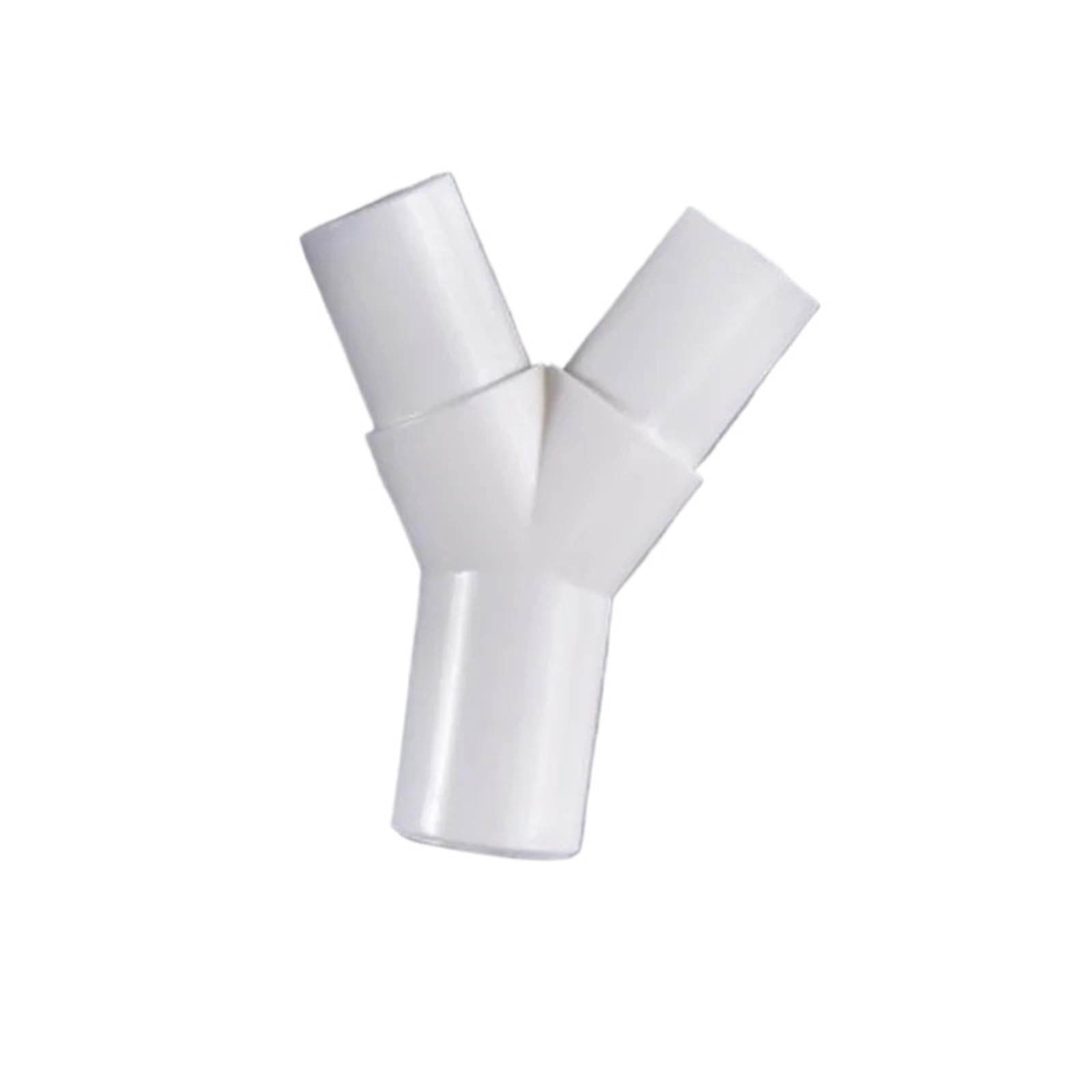 Hudfvioi One Color Pvc Pipe Couplings 16Mm / 20Mm 1Pcs Pvc Plastic Y Type Tee Water Pipe Drip Box Joint For Sewers(20Mm)