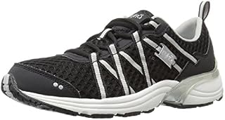 RYKA Women's Hydro Sport Water Shoe Cross Trainer, Black/Silver 9.5 M US