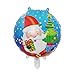 Produktbild Drawihi 1 Stück Weihnachtsballons Folienballon Luftballons Weihnachten Party Dekoration Supplies (K) 45 x 63 cm