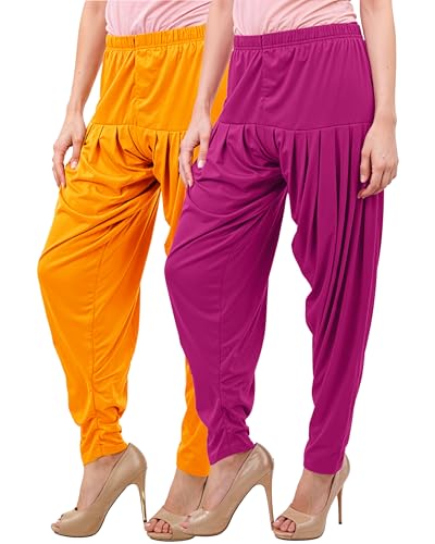Image of Buy That Trendz Patiala Salwar for Women Relaxed Fit Viscose Patiyala Salwar Harem Bottom Pants
