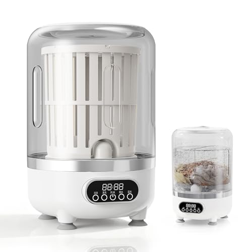 Portable Washing Machine, Underwear Washer, Small Washing Machines, Mini Washing Rechargeable Cordless Washing-Machine, Laundry Cup for Bra, Underwear, Socks，Large Capacity Endurance