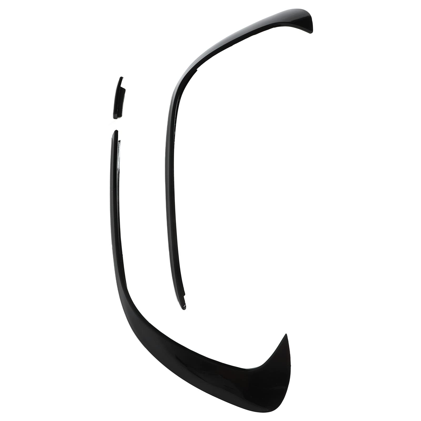 Yosoo Health Gear Sostituzione Spoiler Paraurti Anteriore Nero Lucido 3 Pezzi per Classe A W176 AMG-Line 2015-2018