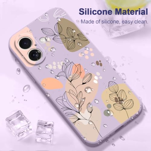 LEECG for iPhone 17 Case, Liquid Silicone with Floral Pattern Design by LEECG - Used condition - Image 6