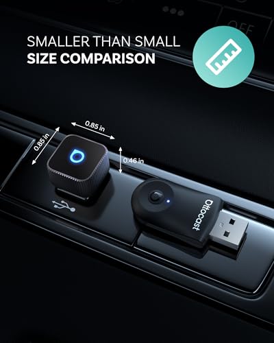 Image of Ottocast Mini Cube 3.0 Wireless CarPlay & Android Auto Adapter 2026- Plug & Play, Fast Auto-Reconnect (Black)