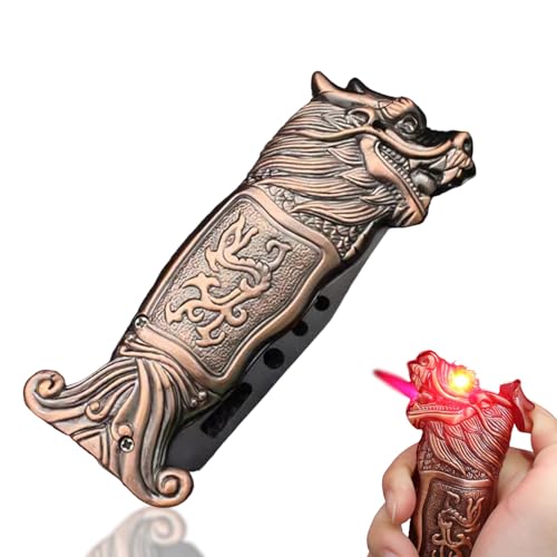 Encendedor Dragon Torch metálico recargable miniatura 1