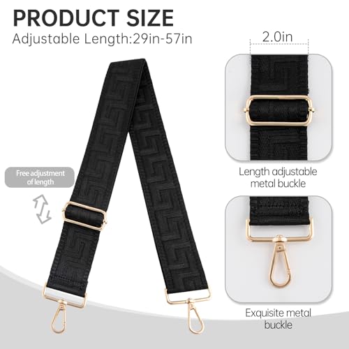 Image of Dksongr Purse Straps Replacement Crossbody Wide Bag Strap for Purses Adjustable shoulder Straps for Women bags