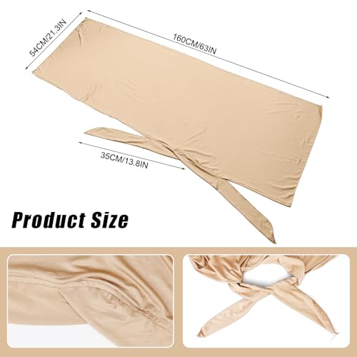 XEPST 2 Pieces Instant Hijabs for Women, Muslim Long Hijab Scarf Lightweight Soft Head Wraps Solid Color Hijab for Women2