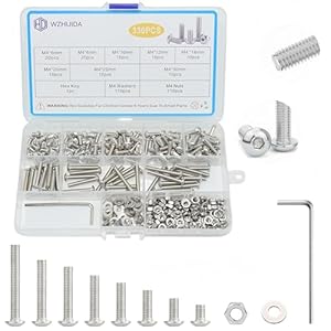 Wzhuida HD-060 Edelstahl Schraubenset 330 Stück