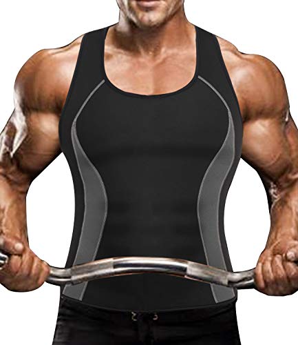 DUROFIT Chaleco Neopreno Sauna Faja Reductora Adelgazante Deportivo para Entrenamiento Deportiva Chalecos Deportivo para Hombre Fitness S
