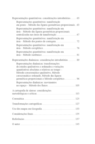 Mapas da geografia e cartografia temática