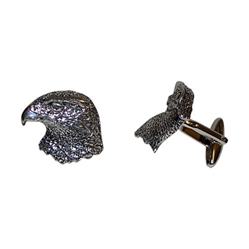 Mancuernillas para hombre RGT diseño cabeza de halcón miniatura 1