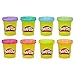 Play-Doh, color surtido, Pack 8 Botes (Hasbro E5044EU4)