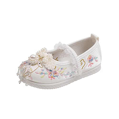 Girls Sandals New Girls Handmade Hanfu Shoes Children Embroidered Shoes Shoes Baby Antique Girls Slide Sandals4